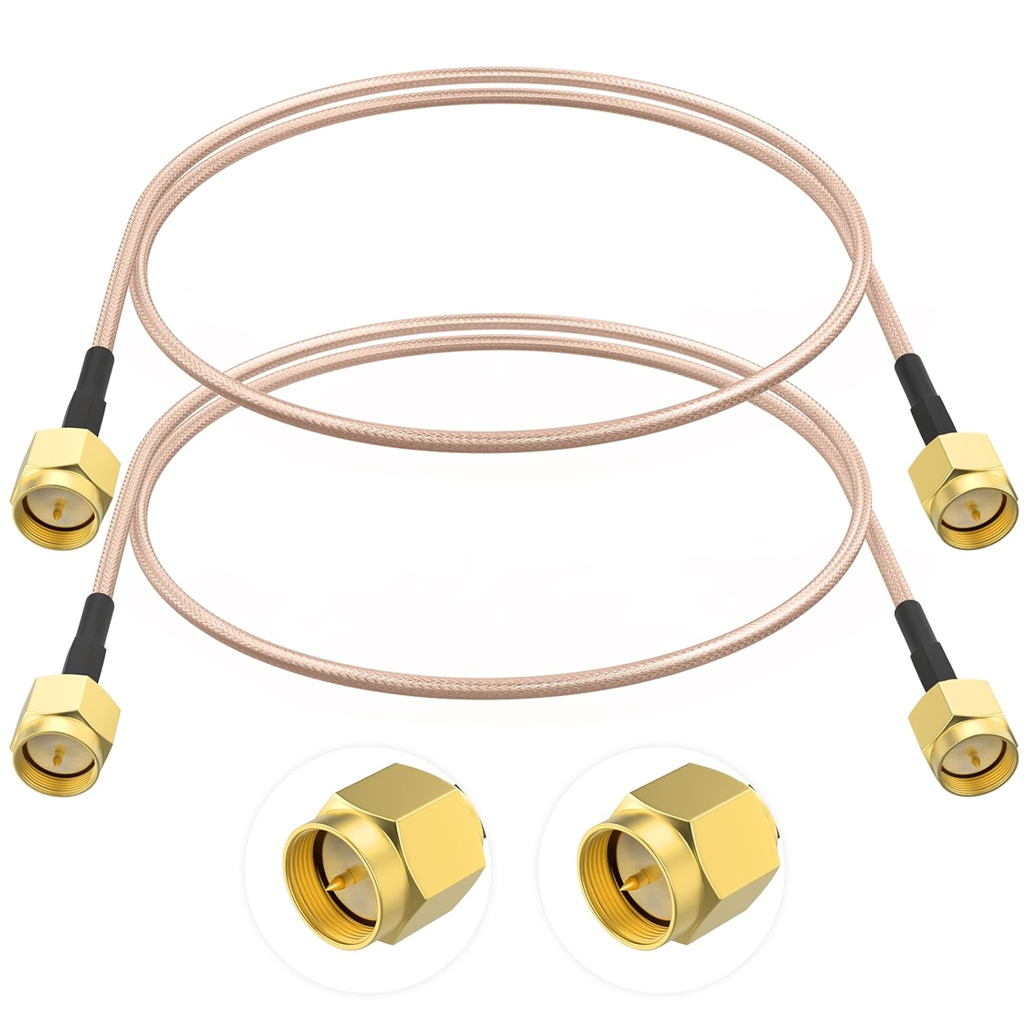 SMA male to SMA male extension cable
